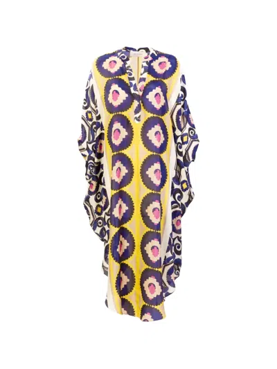 Silvia Tcherassi Ilse Mosaic Tunic In Multi