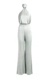 Silvia Tcherassi Imperio Halter Jumpsuit In Gray