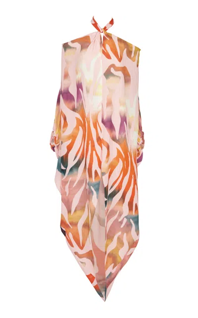 Silvia Tcherassi Women's Jacqueline Off-the-shoulder Kaftan In Print