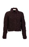 Silvia Tcherassi Jamari Fur Jacket In Brown