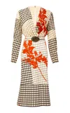 Silvia Tcherassi Kadira Cotton Blend Midi Dress In Neutral