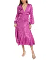 Silvia Tcherassi Women's Kathryn Balloon Sleeve Midi Dress In Pink