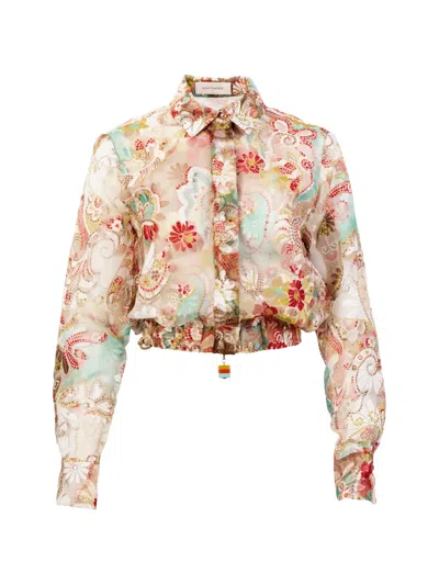 Silvia Tcherassi Katniss Floral Jacket In Multi