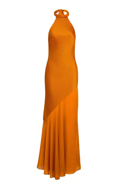 Silvia Tcherassi Keisha Dress In Orange