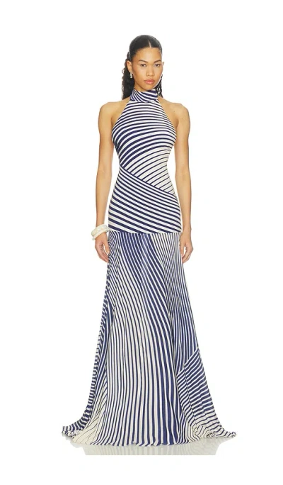 Silvia Tcherassi Leonore Dress In Blue