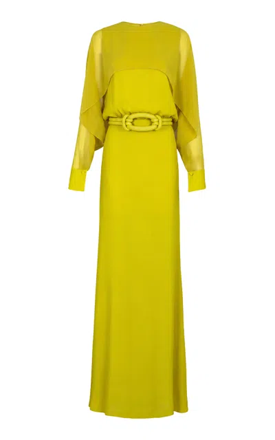 Silvia Tcherassi Lesley Maxi Dress In Yellow
