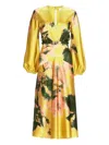 Silvia Tcherassi Lima Midi Dress In Yellow