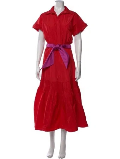 Pre-owned Silvia Tcherassi Long Dress In Red