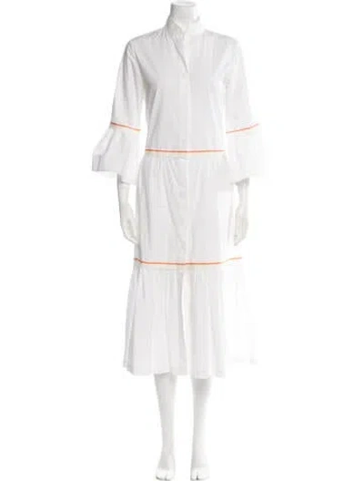 Pre-owned Silvia Tcherassi Long Dress In White