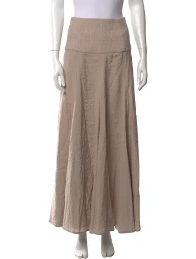 Pre-owned Silvia Tcherassi Long Skirt In Neutrals