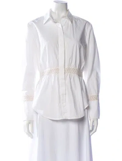 Pre-owned Silvia Tcherassi Long Sleeve Blouse In Neutral