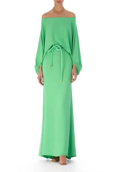 Silvia Tcherassi Lorella Dress In Seafoam In Green