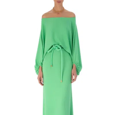 Silvia Tcherassi Lorella Long Dress In Green