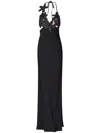 Silvia Tcherassi Lua Grommet Maxi Dress In Black