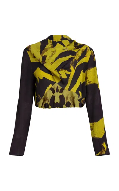 Silvia Tcherassi Luisanna Cape In Print