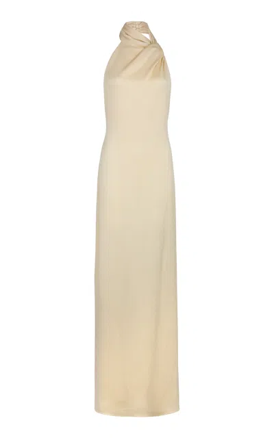 Silvia Tcherassi Maica Maxi Dress In Neutral