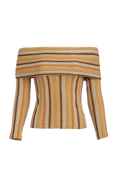 Silvia Tcherassi Maitenea Top In Stripe