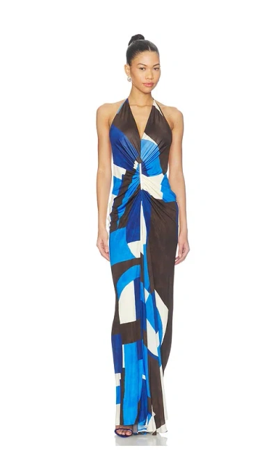 Silvia Tcherassi Malek Dress In Multi