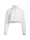 Silvia Tcherassi Mayim Textured-finish Jacket In White