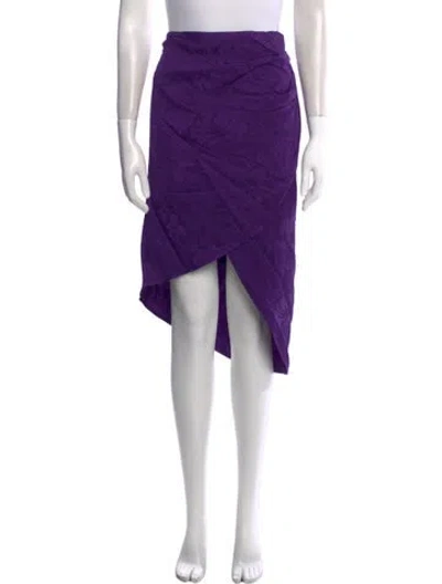 Pre-owned Silvia Tcherassi Midi Length Skirt In Purple