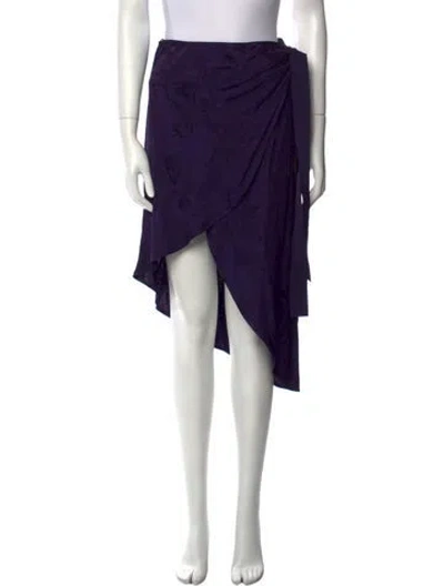 Pre-owned Silvia Tcherassi Midi Length Skirt W/ Tags In Purple