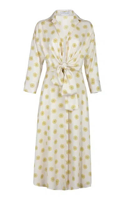 Silvia Tcherassi Milene Midi Dress In White