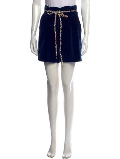 Pre-owned Silvia Tcherassi Mini Shorts In Blue