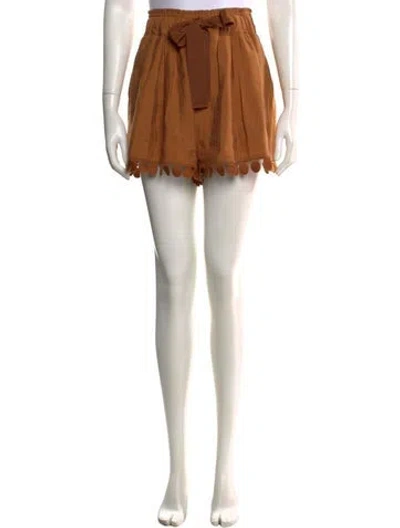 Pre-owned Silvia Tcherassi Mini Shorts In Yellow