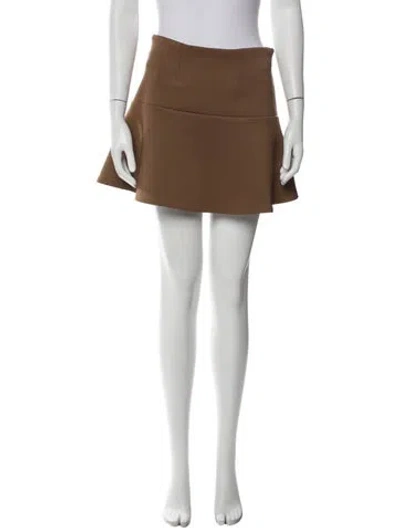 Pre-owned Silvia Tcherassi Mini Skirt In Brown