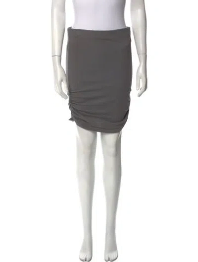 Pre-owned Silvia Tcherassi Mini Skirt In Gray