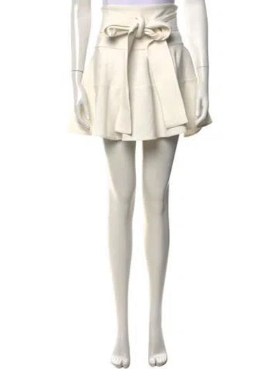 Pre-owned Silvia Tcherassi Mini Skirt In Neutrals