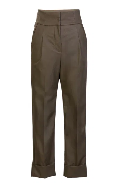 SILVIA TCHERASSI MOAD CROPPED PANTS