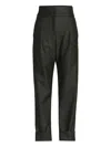 Silvia Tcherassi Moad Cuffed-hem Trousers In Black