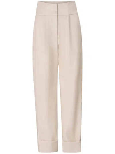 Silvia Tcherassi Moad Trousers In Neutrals