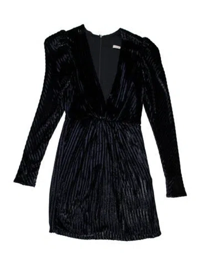 Pre-owned Silvia Tcherassi Mock Neck Mini Dress In Blue