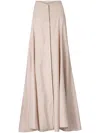 Silvia Tcherassi Modena Full Skirt In Neutrals