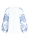 Silvia Tcherassi Molveno Blouse In White