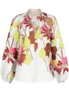 Silvia Tcherassi Molveno Bluse In Weiss