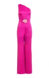Silvia Tcherassi Monique Asymmetric Jumpsuit In Pink
