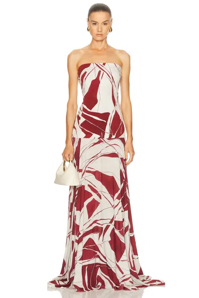 Silvia Tcherassi Muriel Dress In Red