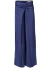 Silvia Tcherassi Nadira Flared Trousers In Blue