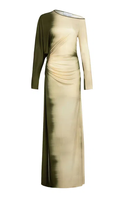 Silvia Tcherassi Nadja Maxi Dress In Green