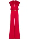 Silvia Tcherassi Noel Wide-leg Jumpsuit In Red