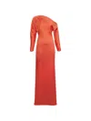 Silvia Tcherassi Noelia Off-the-shoulder Satin Maxi Dress In Black