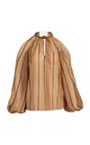 Silvia Tcherassi Ona Top In Stripe