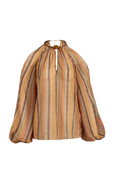 Silvia Tcherassi Ona Top In Stripe
