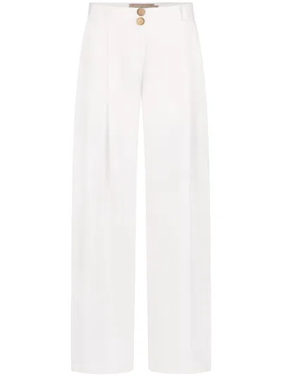 Silvia Tcherassi Opal Trousers In White