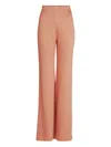 Silvia Tcherassi Palermo Flat-front Trousers In Pink