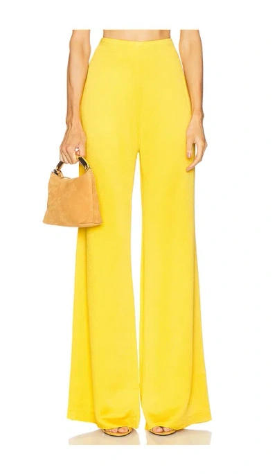 Silvia Tcherassi Palermo Pant In Yellow