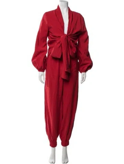 Pre-owned Silvia Tcherassi Pant Set In Red